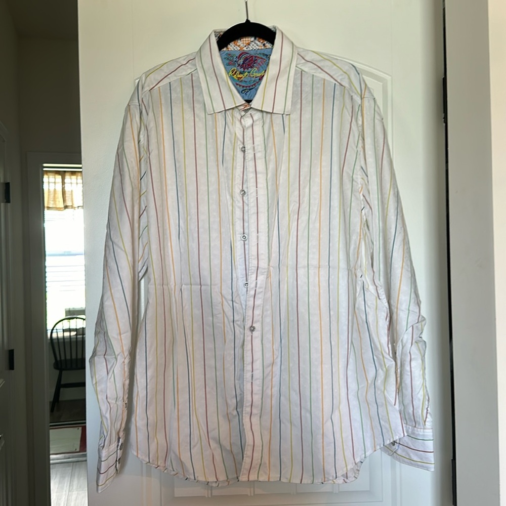 Robert Graham long sleeve Mens button shirt.